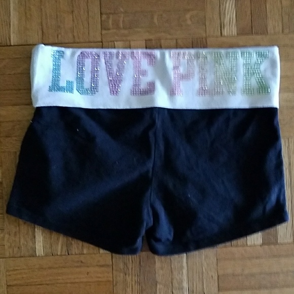 PINK Victoria's Secret Pants - VS Pink Bling Yoga Shorts  **Price Drop**